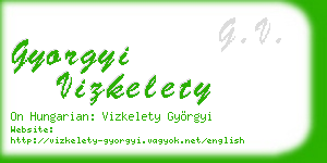 gyorgyi vizkelety business card