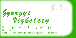 gyorgyi vizkelety business card